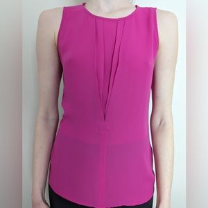RW&Co Pink Sleeveless Blouse